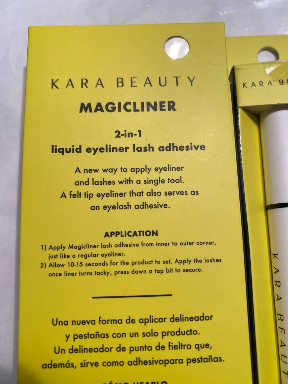 Kara Beauty 2-in-1 Liquid Eyeliner Lash Adhesive Magic Liner - Clear